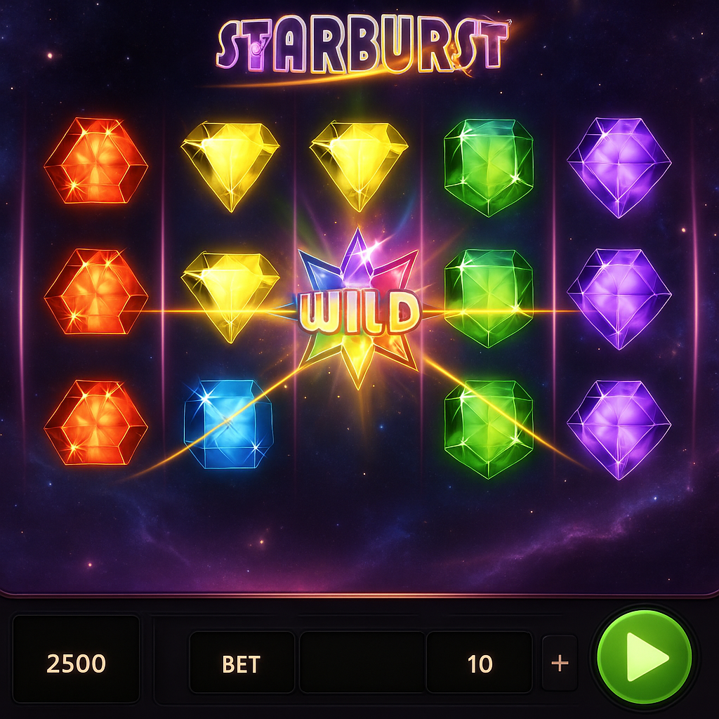 BoomerangBet - Starburst Slot - NetEnt Game